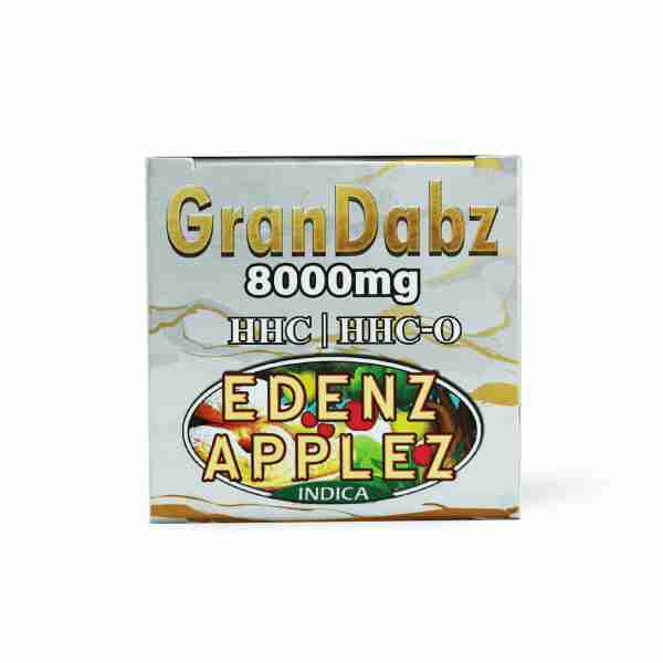 a box of edenz apple grand dabz 800mg.