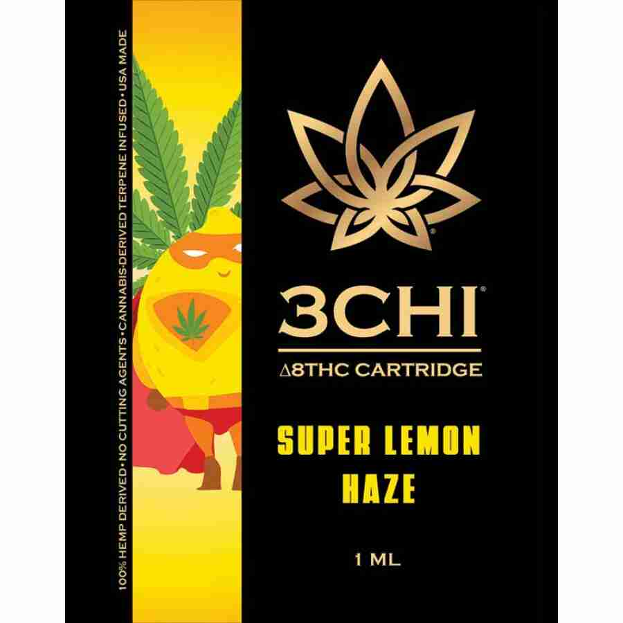 a bottle of bchi super lemon haze.
