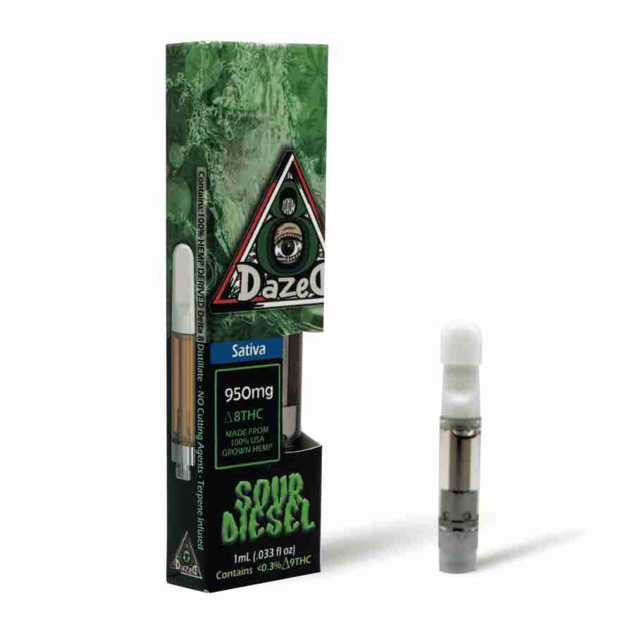 Products dazed8 cartridges dazed8 sour diesel 1g delta 8 cartridge 29519150940366