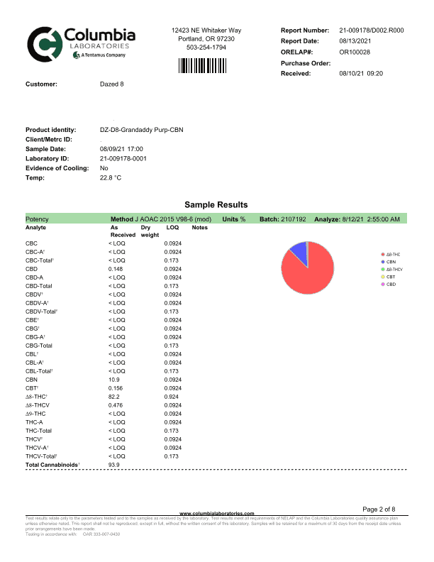 a printable invoice for a company.