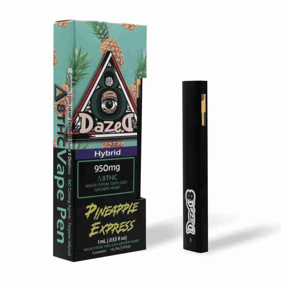 Products dazed8 disposables pineapple express 1g delta 8 disposable 28978805047502