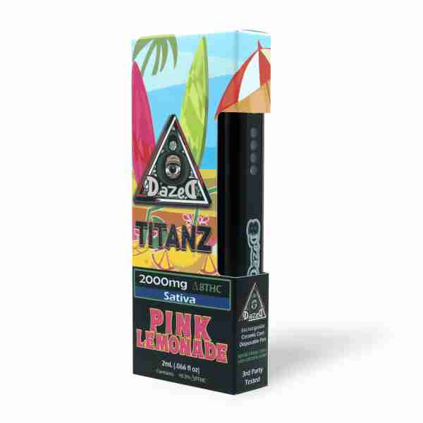 products dazed8 disposables pink lemonade 2g delta 8 titanz disposable 29012313604302