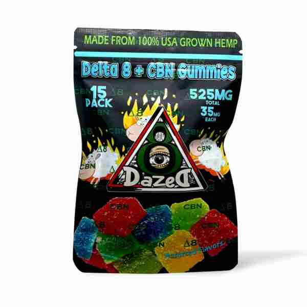 dazed8 edible cdn gummies 15mg