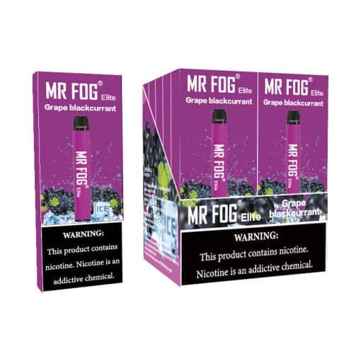Mr Fog Grape Blackcurrant Ice