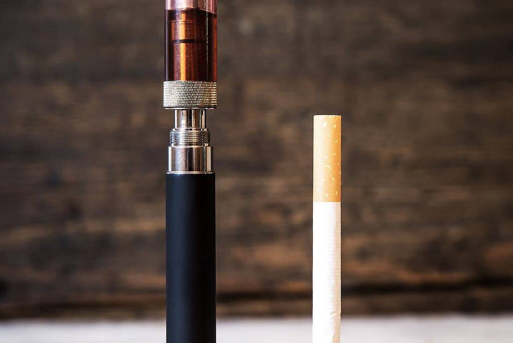 Nicotine in vaping and smoking