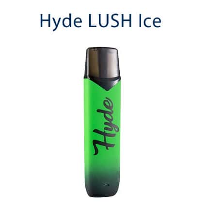 Hyde vape pen with lush ice flavor