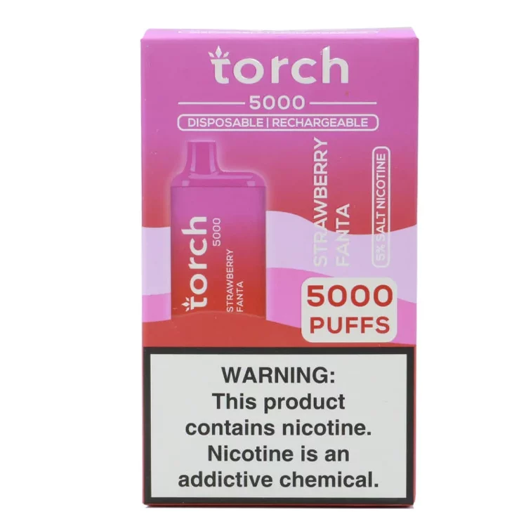 Torch 5000 puffs strawberry fanta disposable vape