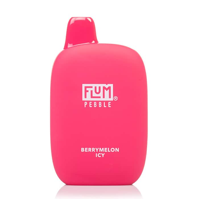 A pink bottle with the words flum pebble 6000 disposable vapes on it.