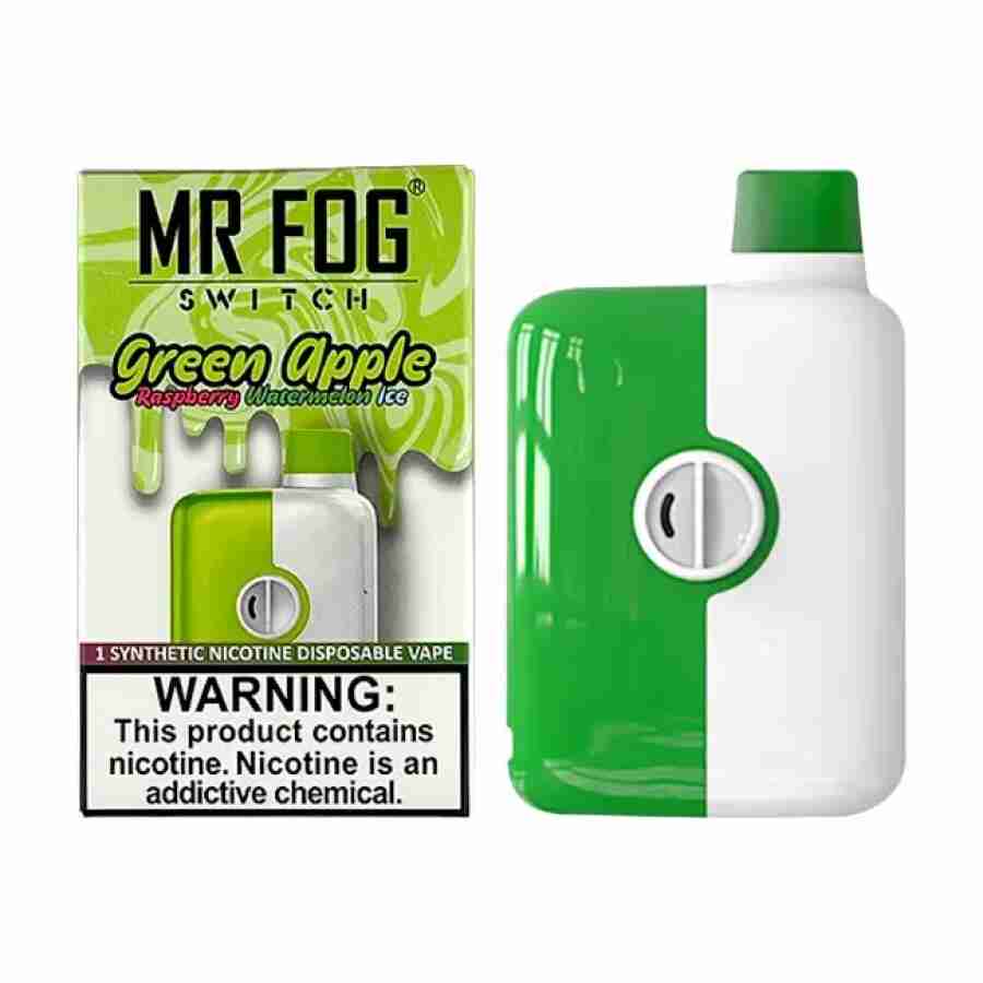 Mr fog switch sw5500 disposables green apple e liquid.