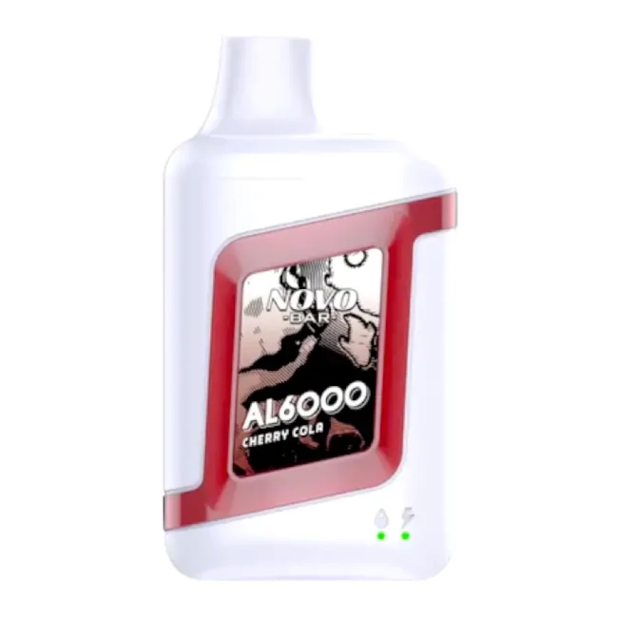 a bottle of SMOK Novo Bar AL6000 Disposable Vapes on a white background.