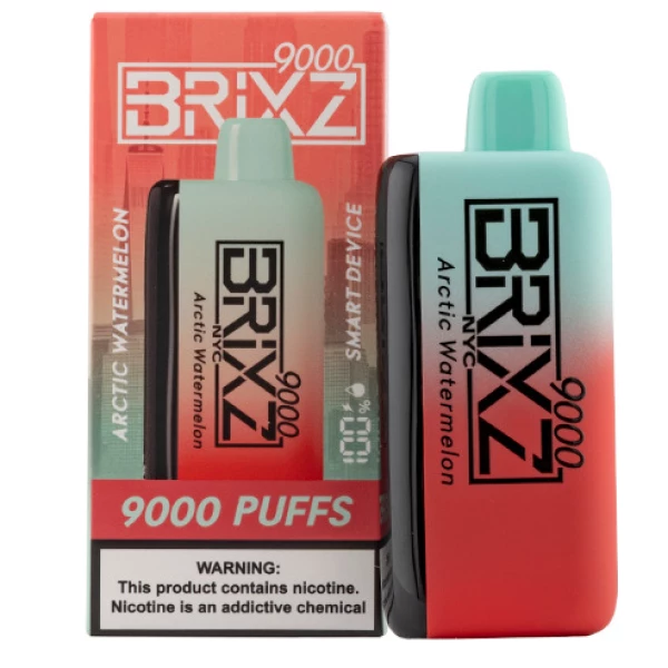Brixz Bar 9000 Puff Disposable Vapes 900 puffs cbd vape pods .