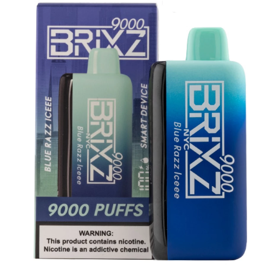 Brixz Bar 9000 Puff Disposable Vapes blue.