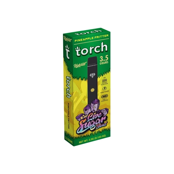 A box with Torch Live Sugar Blend Disposables
