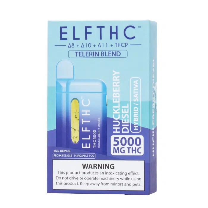 ELF THC Telerin Blend Disposables 5g - CBD vape juice - CBD vape.