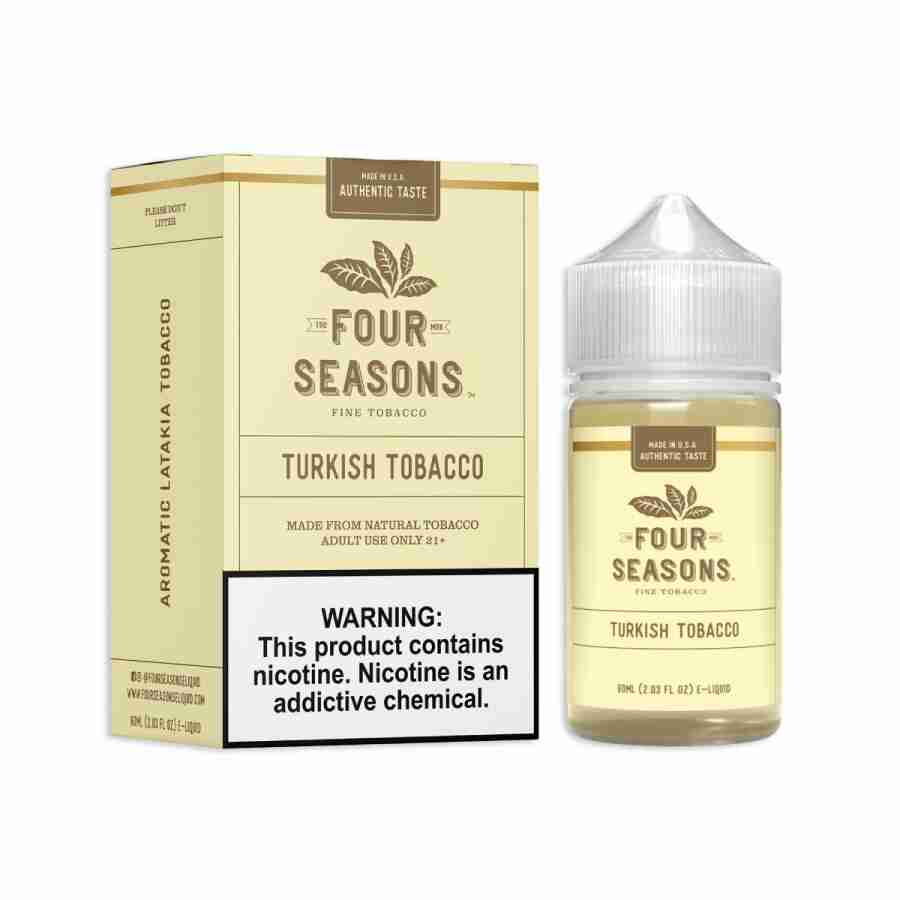 Four seasons turkish tobacco 60ml vape juice