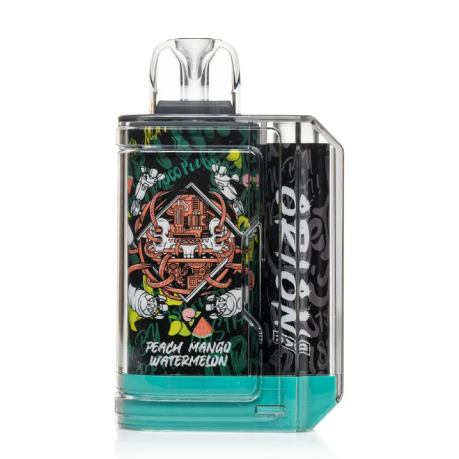 A bottle of Lost Vape Orion Bar 7500 Puffs 5% Disposable Vapes with a design on it.