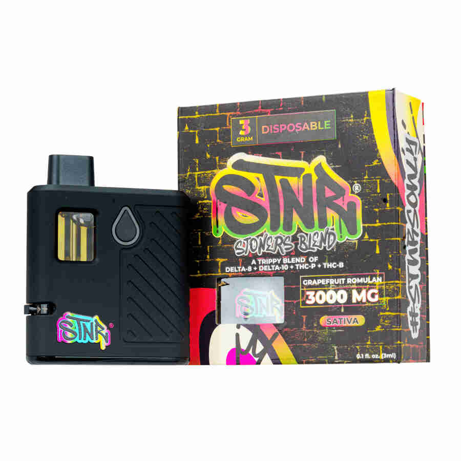 Official stnr creations xl2 disposable vapes (3g) with e-liquid boxes.