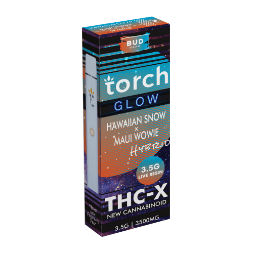 Torch glow live resin 3g disposable hawaiian snow maui wowie