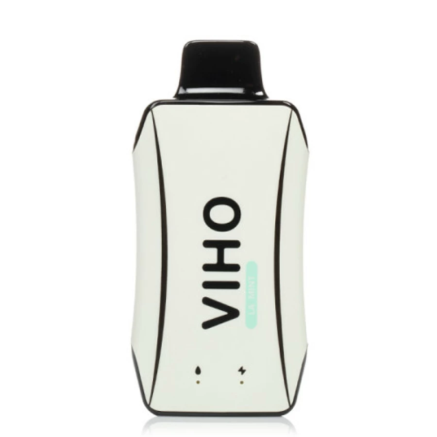 A white and black VIHO Turbo 10000 5% Disposable Vapes with the word vho on it.