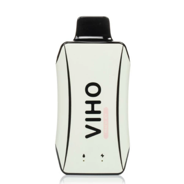 A white and black VIHO Turbo 10000 5% Disposable Vapes with the word ohi on it.