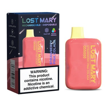 Lost mary e liquid pink, the best pina colada vape.