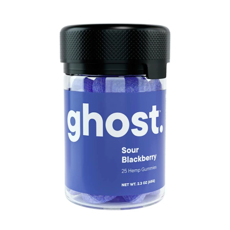 Ghost phantom blend gummies sour blackberry