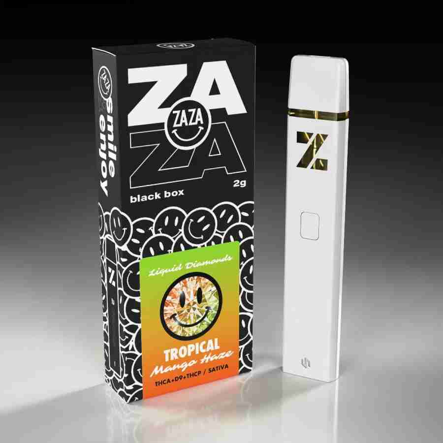 Zaza black box liquid diamonds disposable vapes g zaza tropical e liquid
