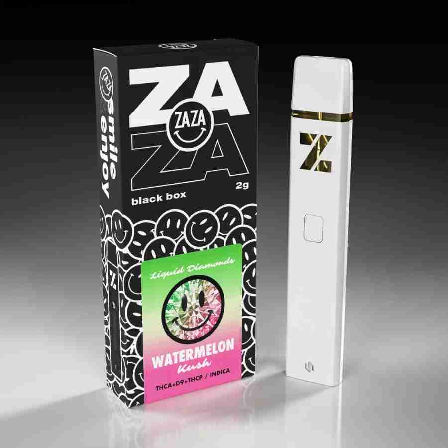 Zaza black box liquid diamonds disposable vapes g watermelon