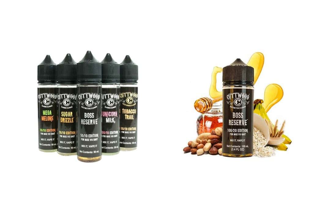 Collection of high quality cuttwood vape juice