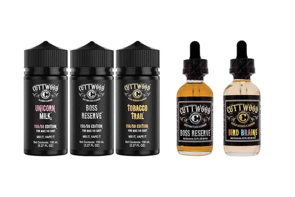 Cuttwood vape juices collection