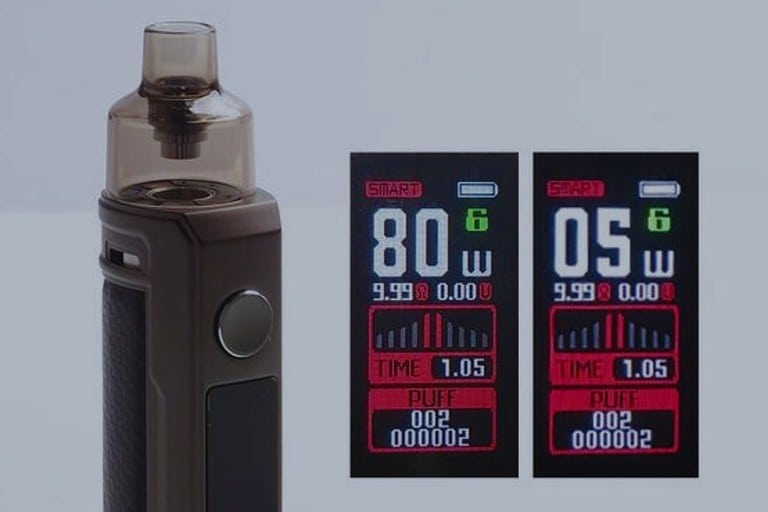 Voopoo drag x screen color change: a quick guide