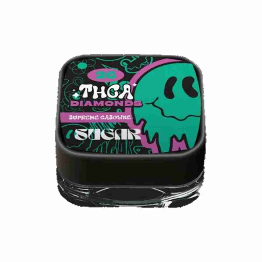 A tin of eliquid with a skull on it