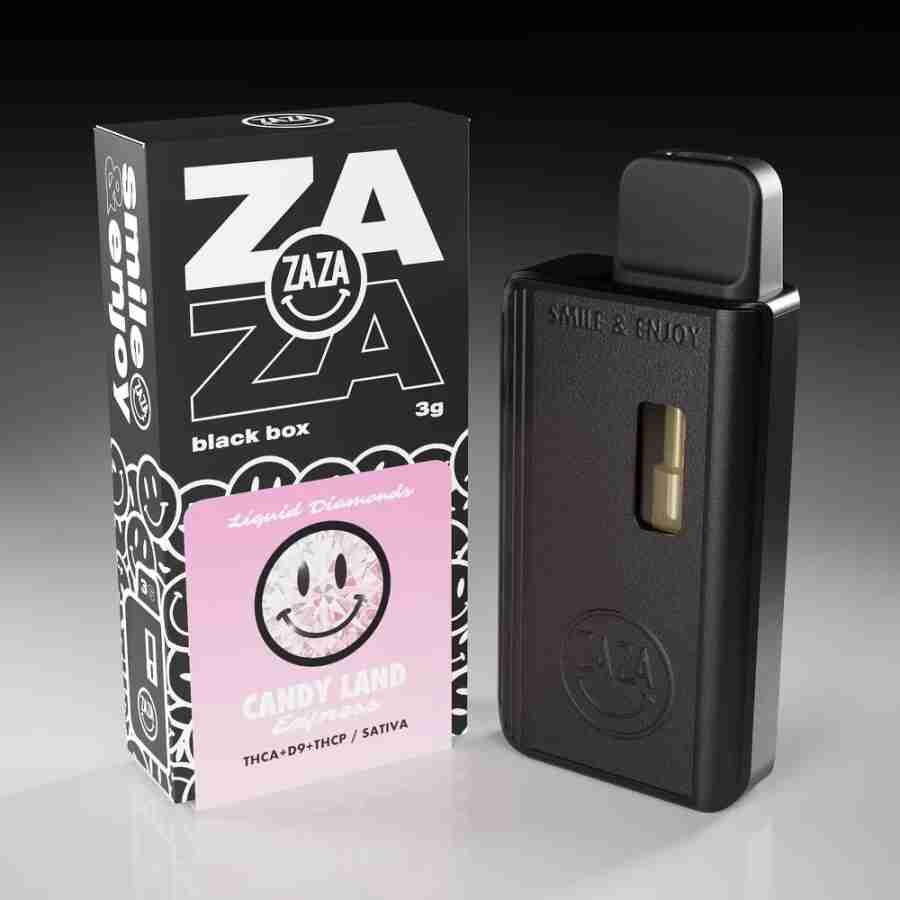 A box with a zaza black box liquid diamonds disposable vapes g e cigarette and a box with a zaza black box liquid diamonds disposable vapes g