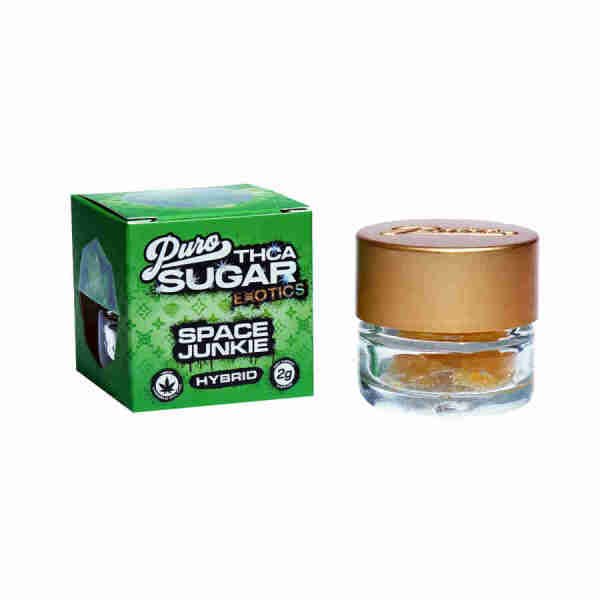 A box of puro exotics sugar thca dabs g and a box of puro exotics sugar thca dabs g