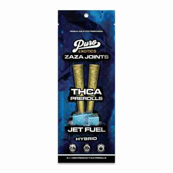 A package of thica joints in a blue package