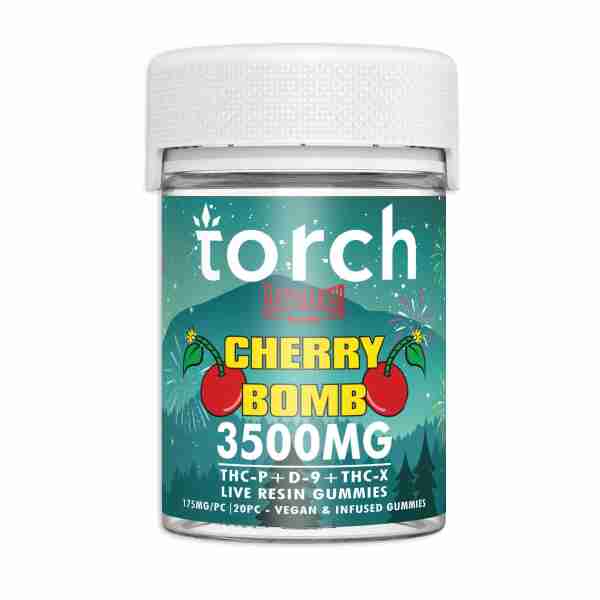torch haymaker blend gummies 3500mg cherry bomb