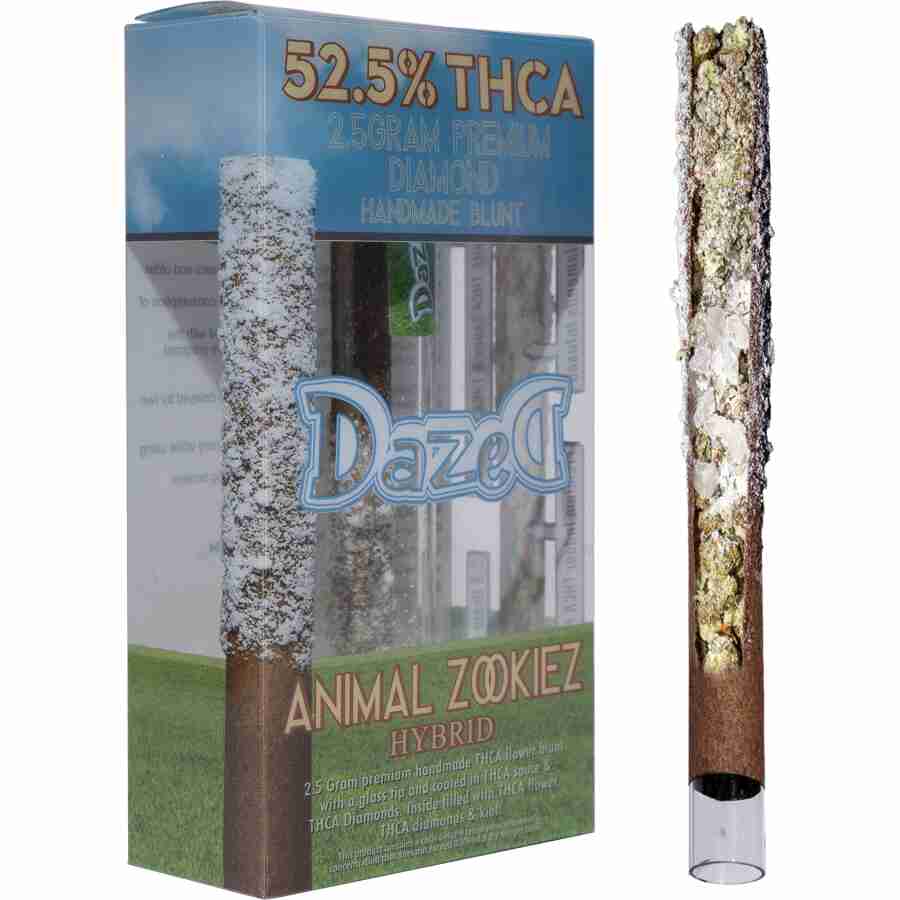Animal zookies dazed diamond thca pre roll