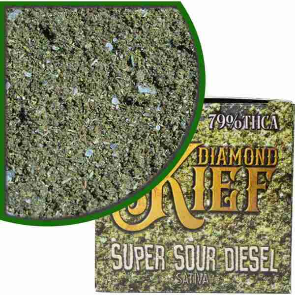 Dazed Diamond THCA Kief g super sour diesel