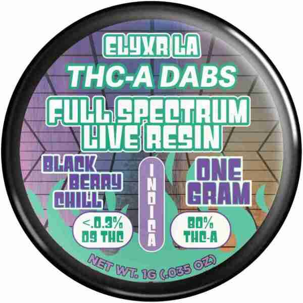 Elyxr LA THCA Full Spectrum Live Badder Dabs g is a full spectrum live resin