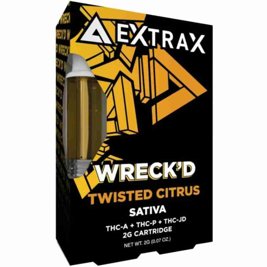 Delta extrax wreckd collection cartridges 4 5g twisted citrus.