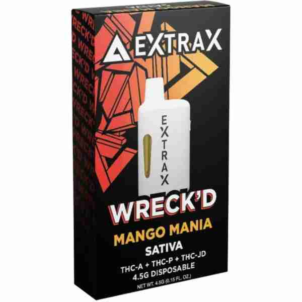 Delta extrax wreckd collection disposables 4 5g mango mania.