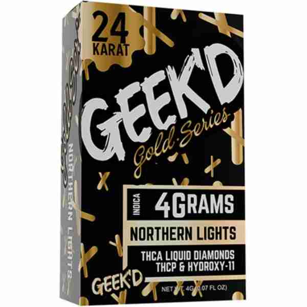 Geek'D 24k Gold Series Disposables 4g northern lights