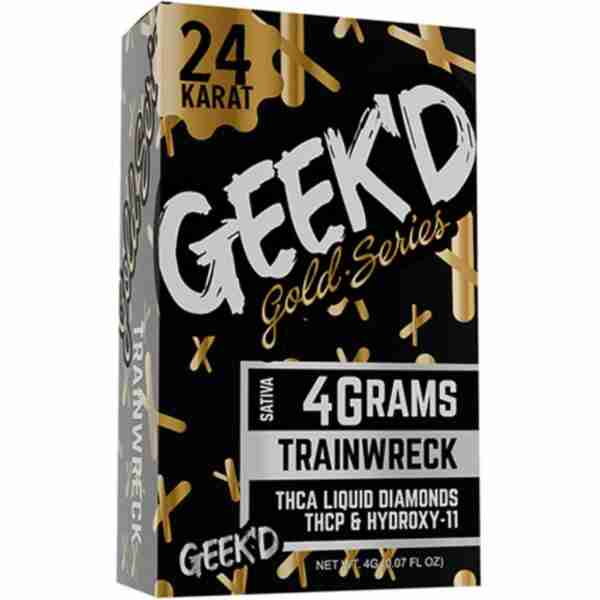 Geek'D 24k Gold Series Disposables 4g trainwreck
