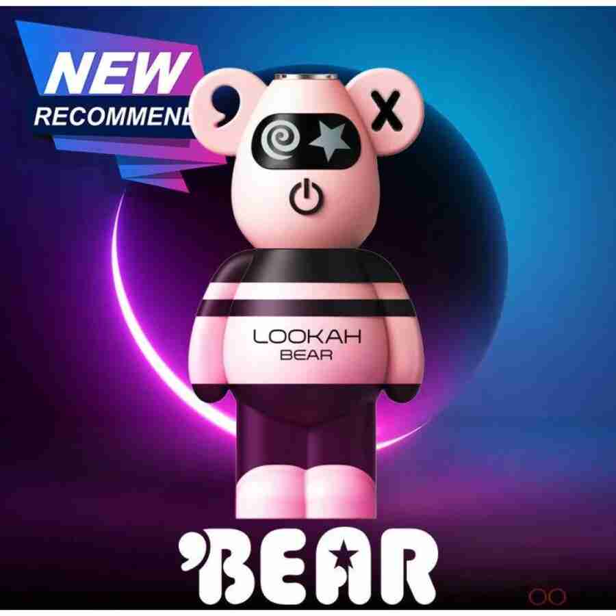 Lookah bear 510 vape battery pink