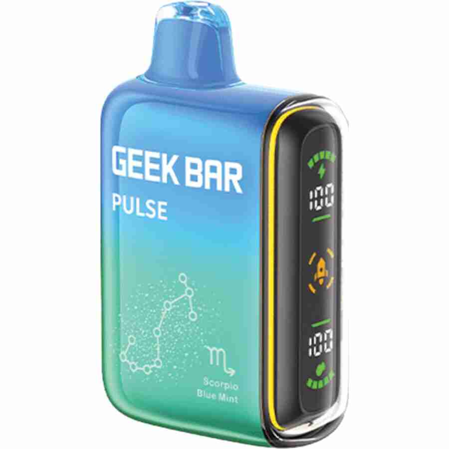 Geek bar pulse 12k nicotine vape blue mint.