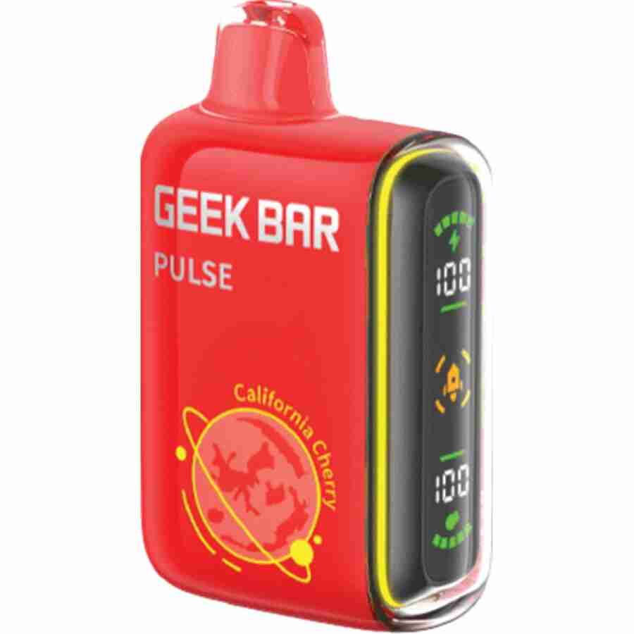 Geek bar pulse 12k nicotine vape california cherry.