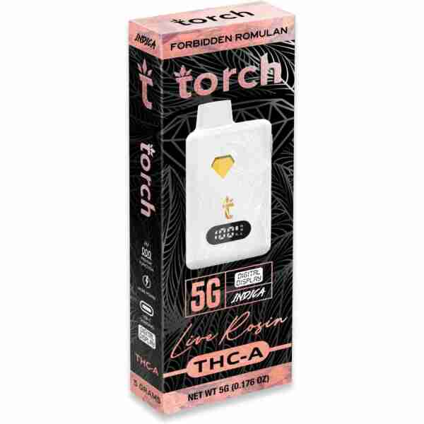 torch thca live rosin screen disposable 5g forbidden romulan.