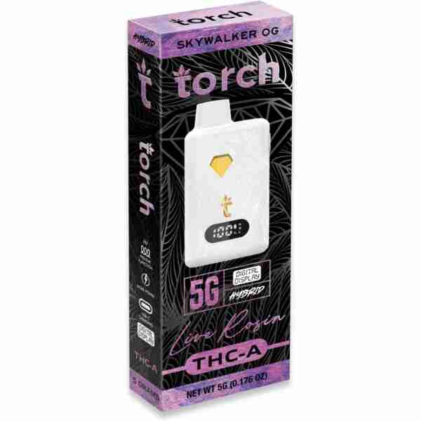 torch thca live rosin screen disposable 5g skywalker og.
