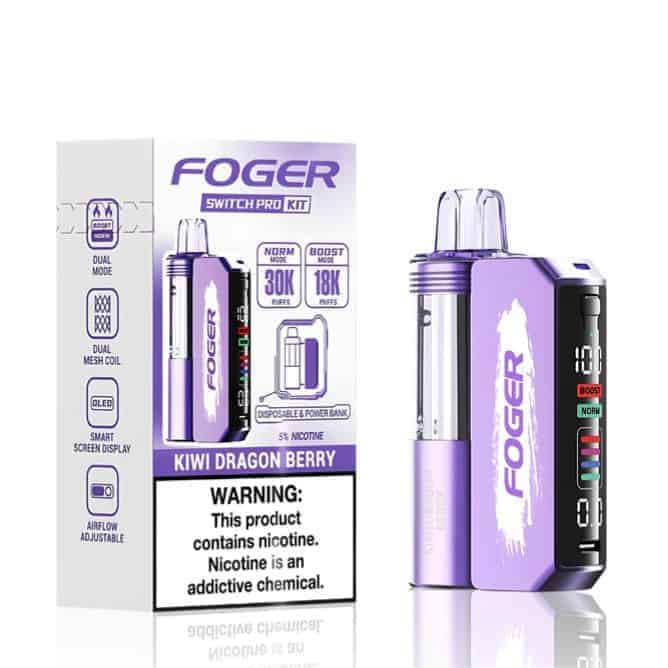 Foger Switch Pro Disposable Kit 19mL 50mg Kiwi Dragon Berry