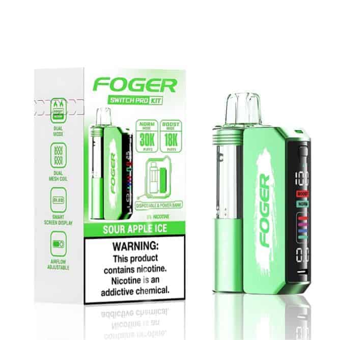 Foger Switch Pro Disposable Kit 19mL 50mg Sour Apple Ice